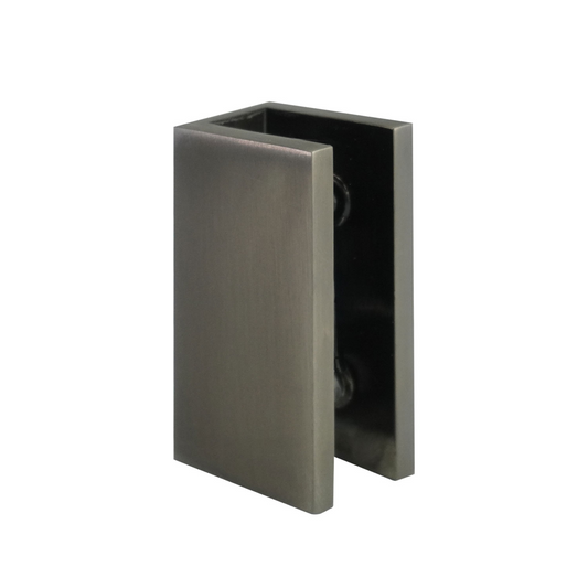 Brushed Gun Metal 10mm shower glass wall bracket