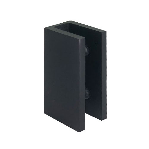 Black 10mm shower glass wall bracket