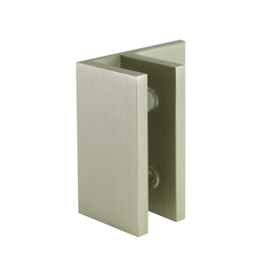 Brushed nickel offset wall bracket